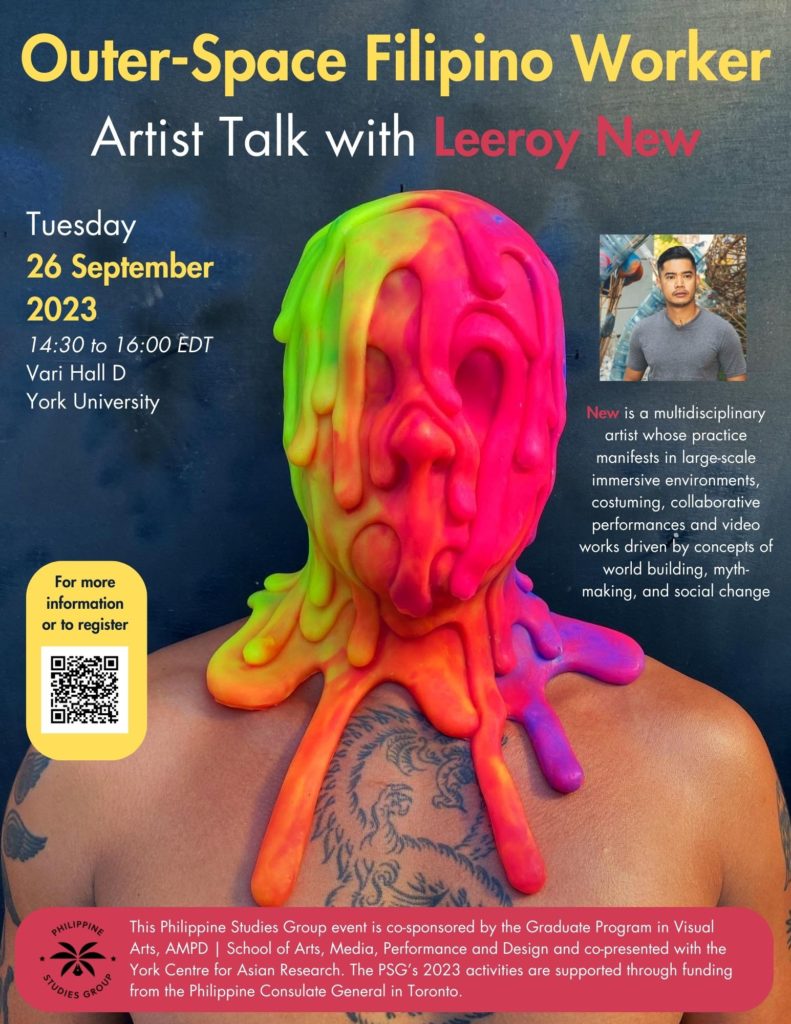 Leery New: Artist Talk Poster